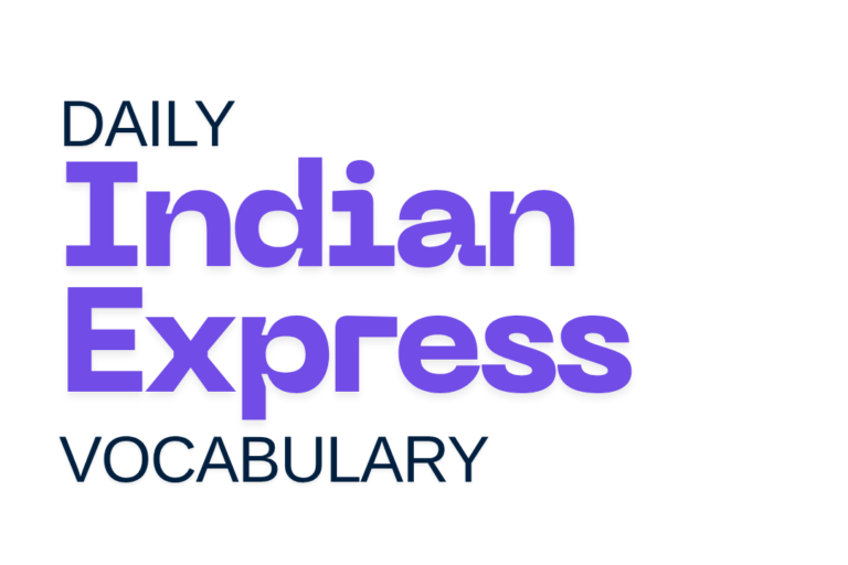 Daily Newspaper Vocab: 6th March