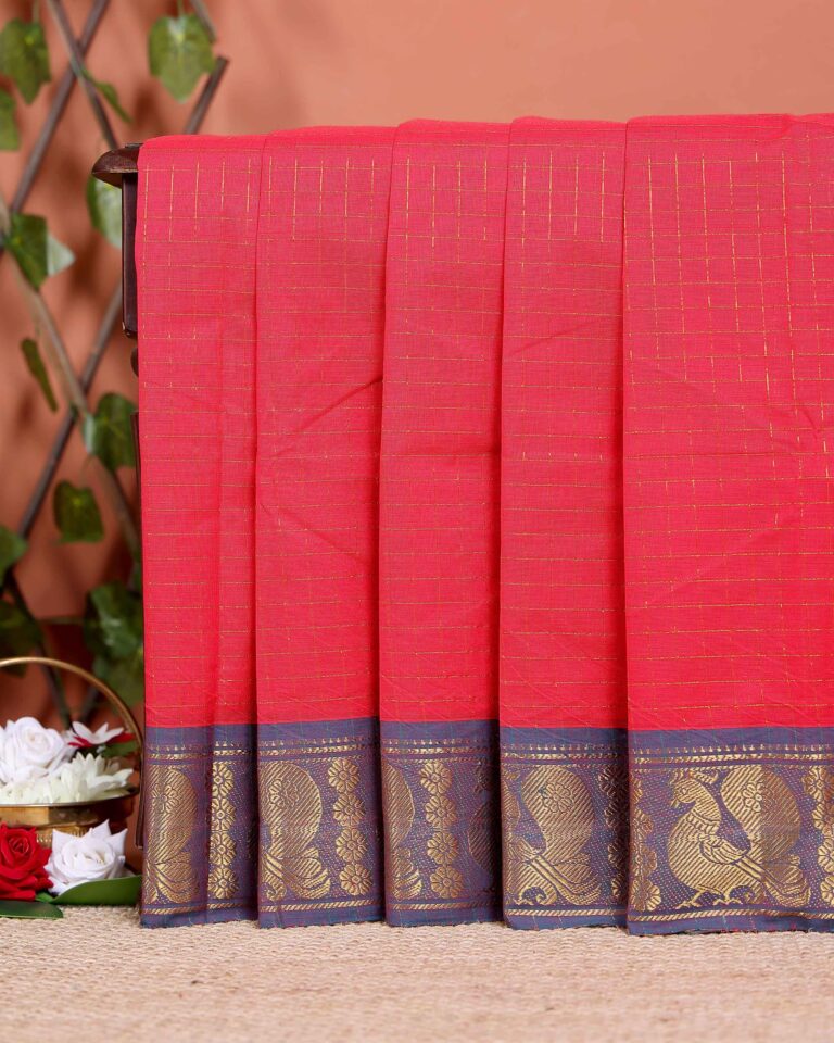 Chettinadu Cotton Saree (Tamil Nadu)