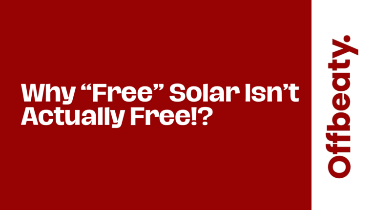 Why “Free” Solar Isn’t Actually Free!?