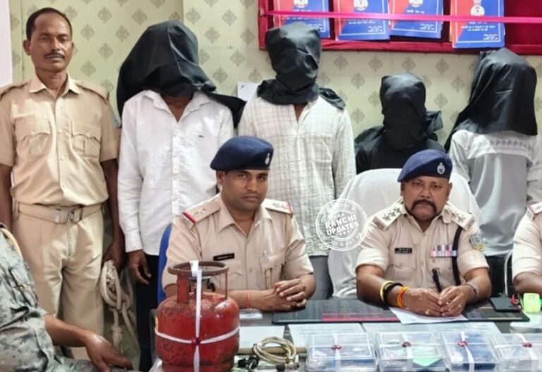 Ranchi Police Crack Jewellery Heist Near Hundru Falls, Four Arrested