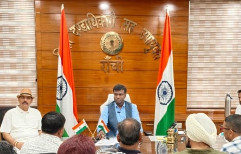 Ranchi Ward Councillors Meet DC; Discuss Civic Issues, Women’s Safety and Anti-Drug Drive