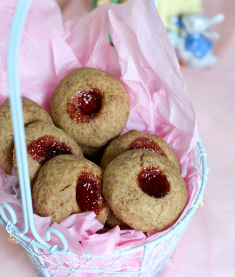 Vegan Jam-Filled Butter Cookies Recipe